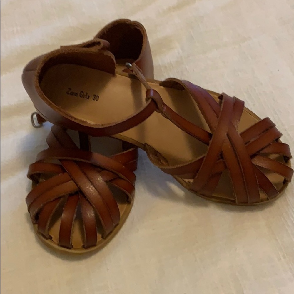 Leather sandals!